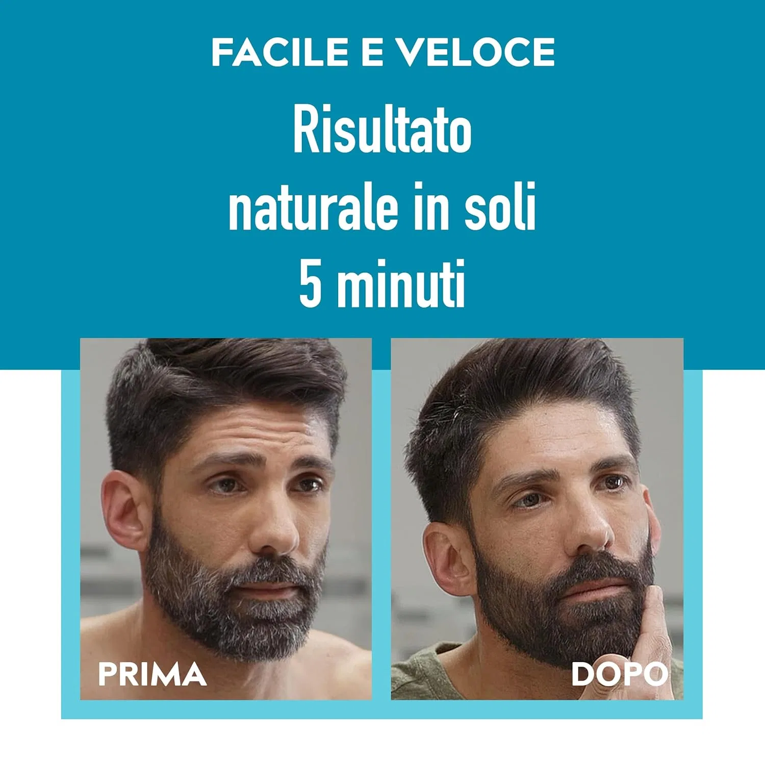 Мужская краска для бороды и усов Just For Men Barba & Baffi M25, светло-каштановый, 3 шт. Just For Men — фото 2