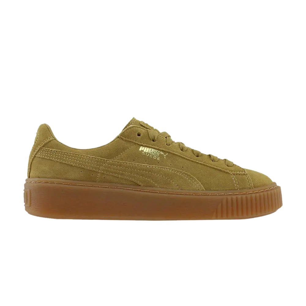 Кроссовки Wmns Suede Platform SD Puma, коричневый