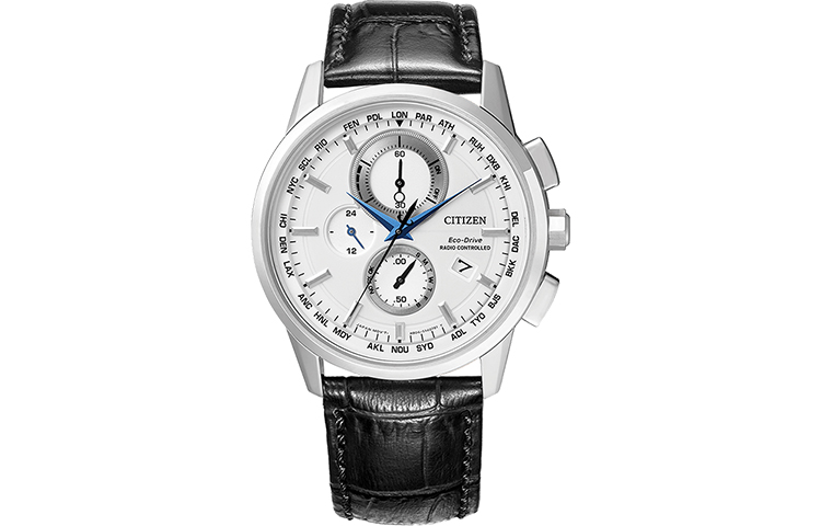 

CITIZEN Часы Ecology Drive Collection Light Powered Quartz Movement Genuine Leather Strap Watch Men's Watch White Dial