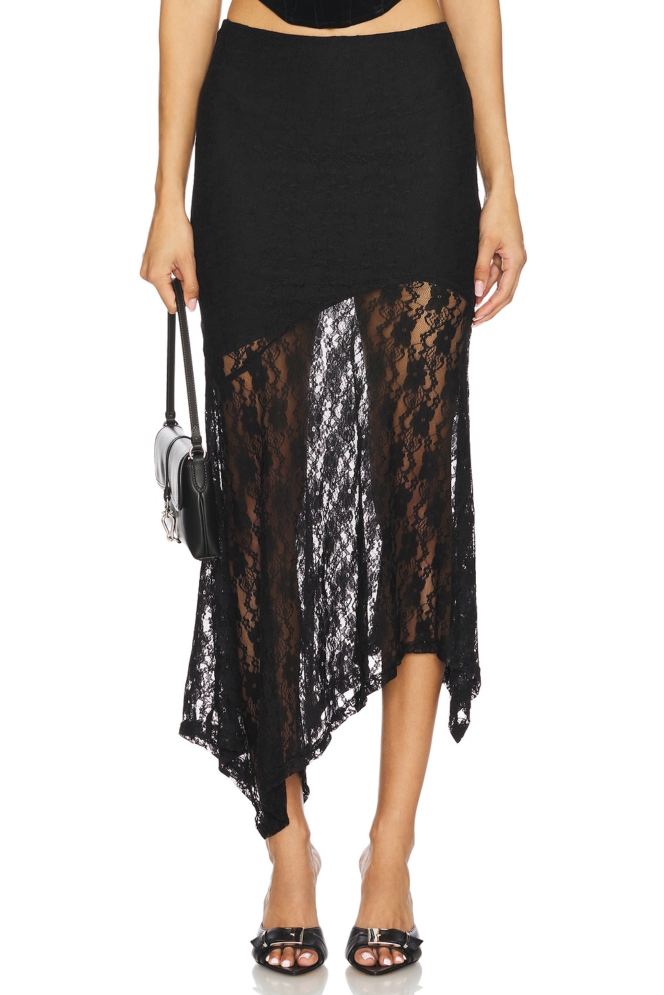 

Длинная юбка Ronah More To Come, black