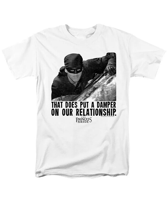 

Мужская футболка с коротким рукавом Damper для взрослых Princess Bride, белый