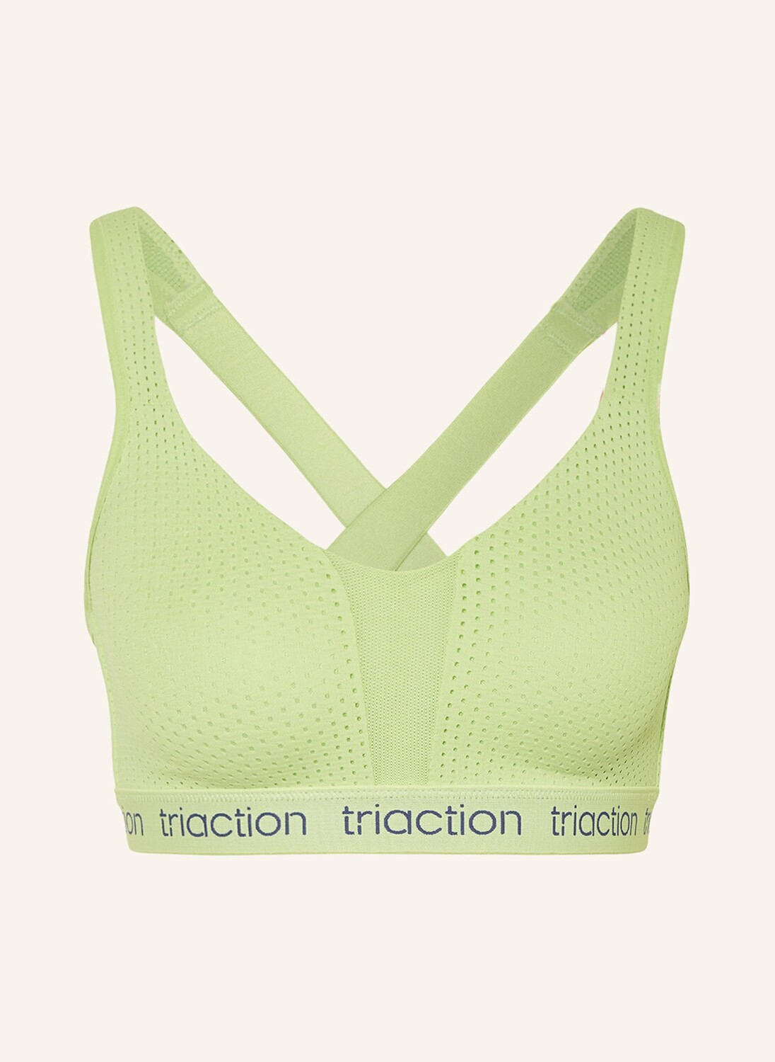 

Спортивный бюстгальтер triaction energy lite с сеткой Triumph, светло-зеленый