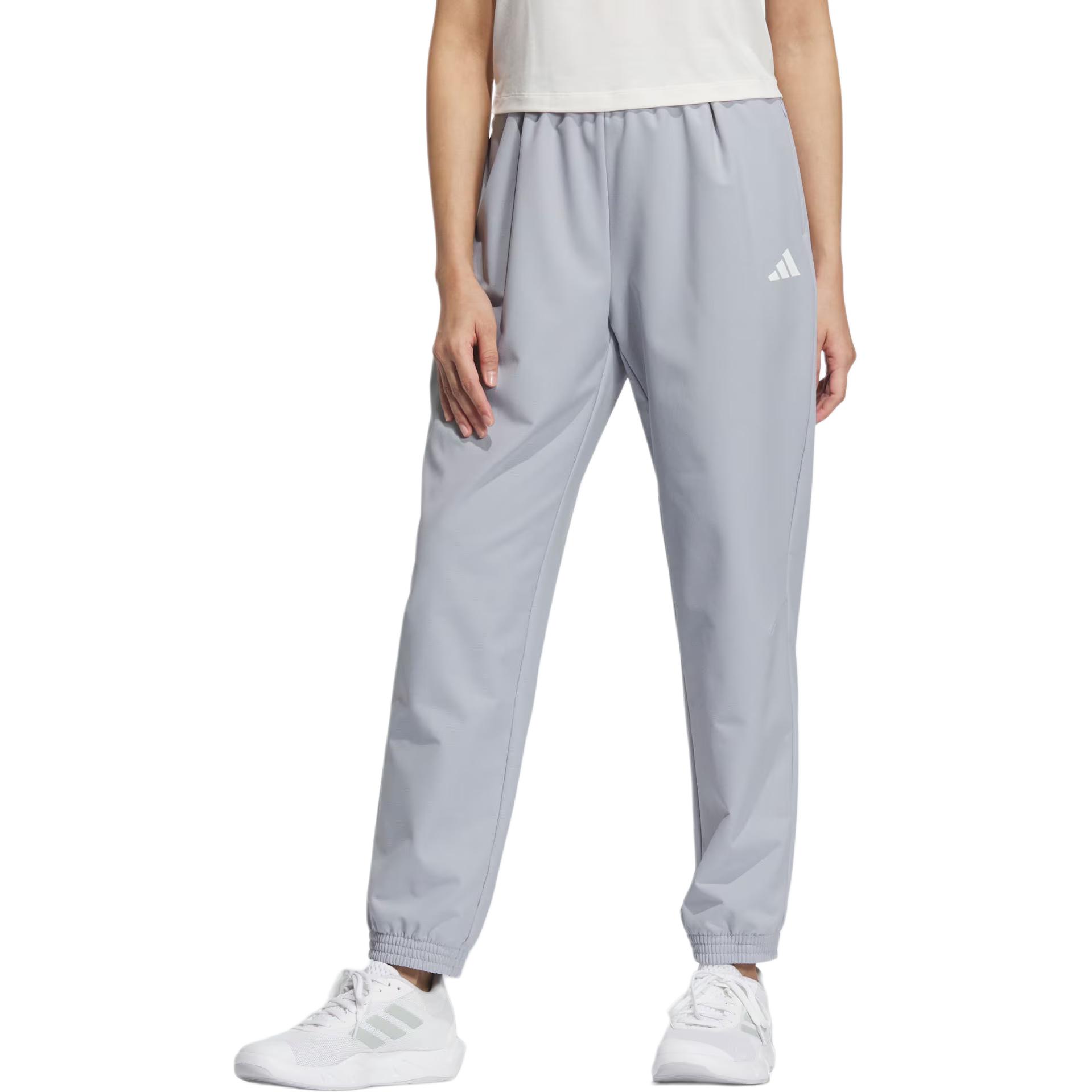 Adidas COLD.RDy WE WV PT CN вязаные спортивные штаны женские light silver — фото 4