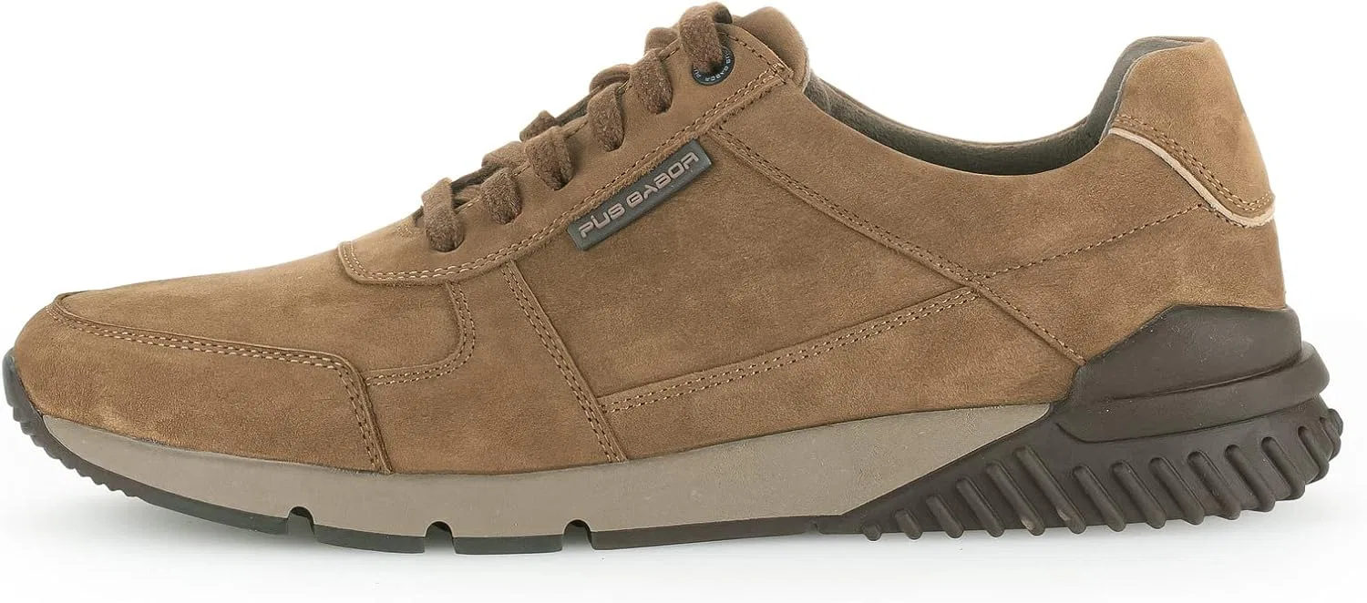 Мужские низкие кроссовки Pius Gabor, низкие туфли, сменная стелька, подошва Superflex, Brown Earth — фото 2