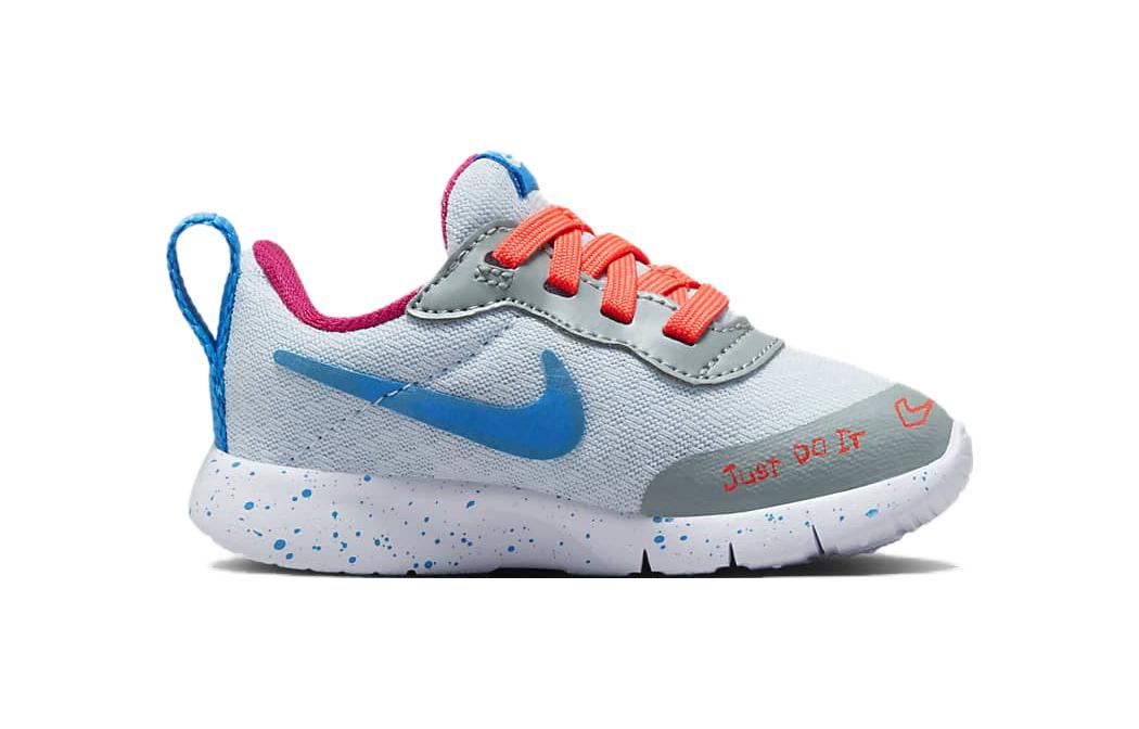 

Nike Tanjun EZ Детские кроссовки с амортизацией и износостойкостью серо-оранжевые
