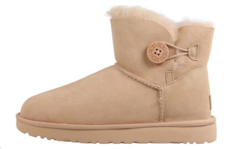 Зимние ботинки женские коричневые Ugg