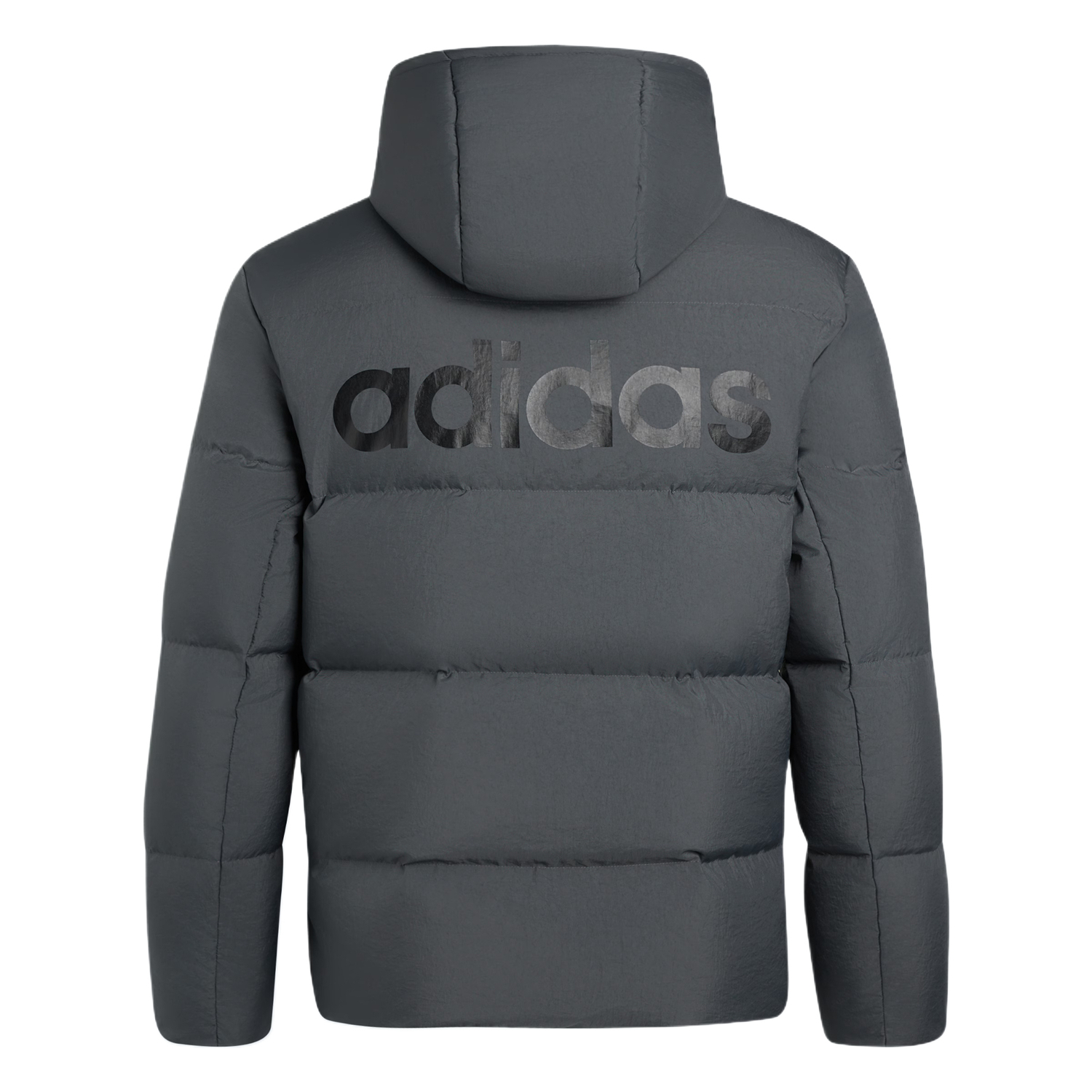 Линейная обычная пуховая куртка Men's Adidas, серый — фото 3