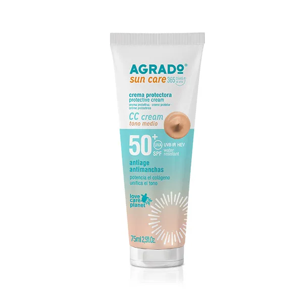 

СС крем SPF 50+ Antimanchas Agrado, 75 ml