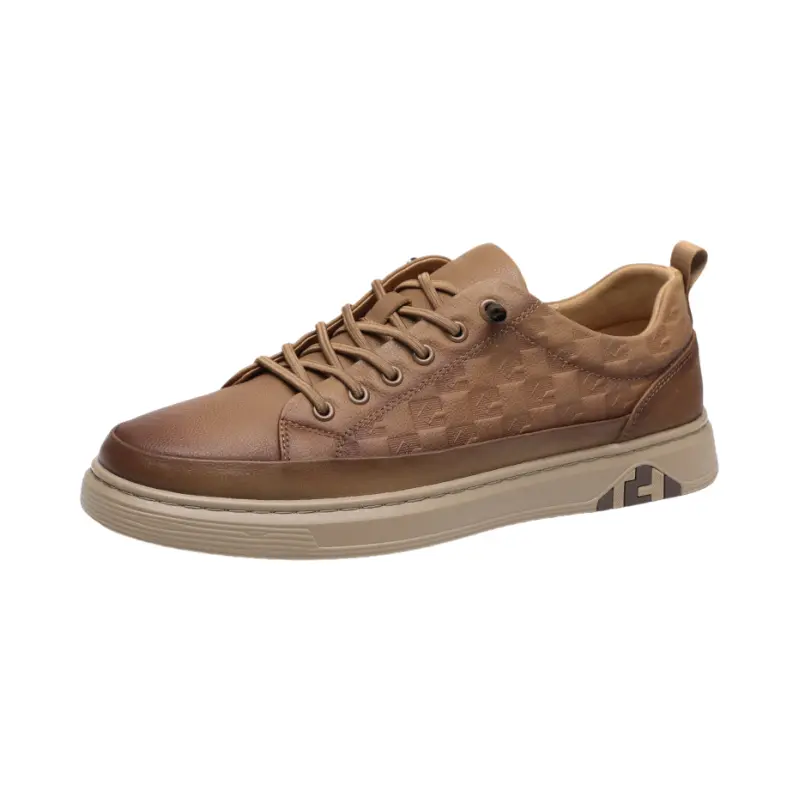 

A fairy tale of a pair of shoes Мужские устойчивые к истиранию лоу-топ скейтбордские туфли Brown, цвет Brown