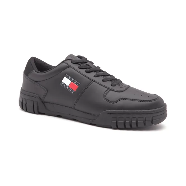 

Кожаные кроссовки Tommy Hilfiger, черный