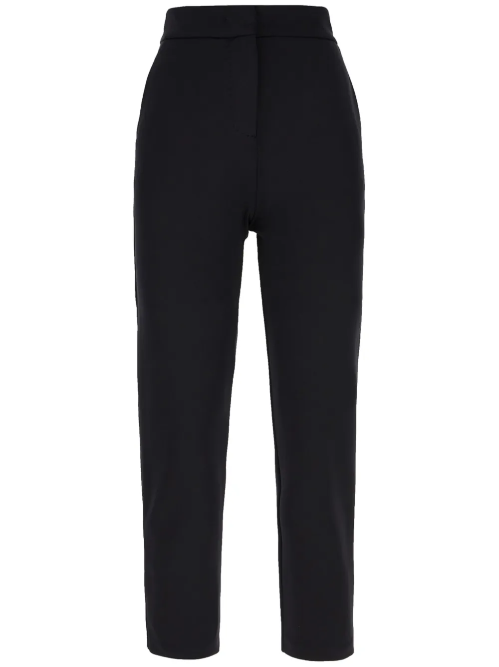 

Брюки строгого кроя с завышенной талией MAX MARA, черный