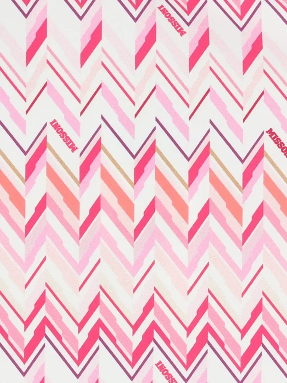 Купальник с узором зигзаг Missoni Kids, белый — фото 3