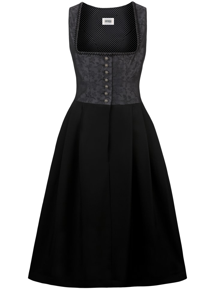 

Stockerpoint Длинный дирндль "Дакота" черного цвета