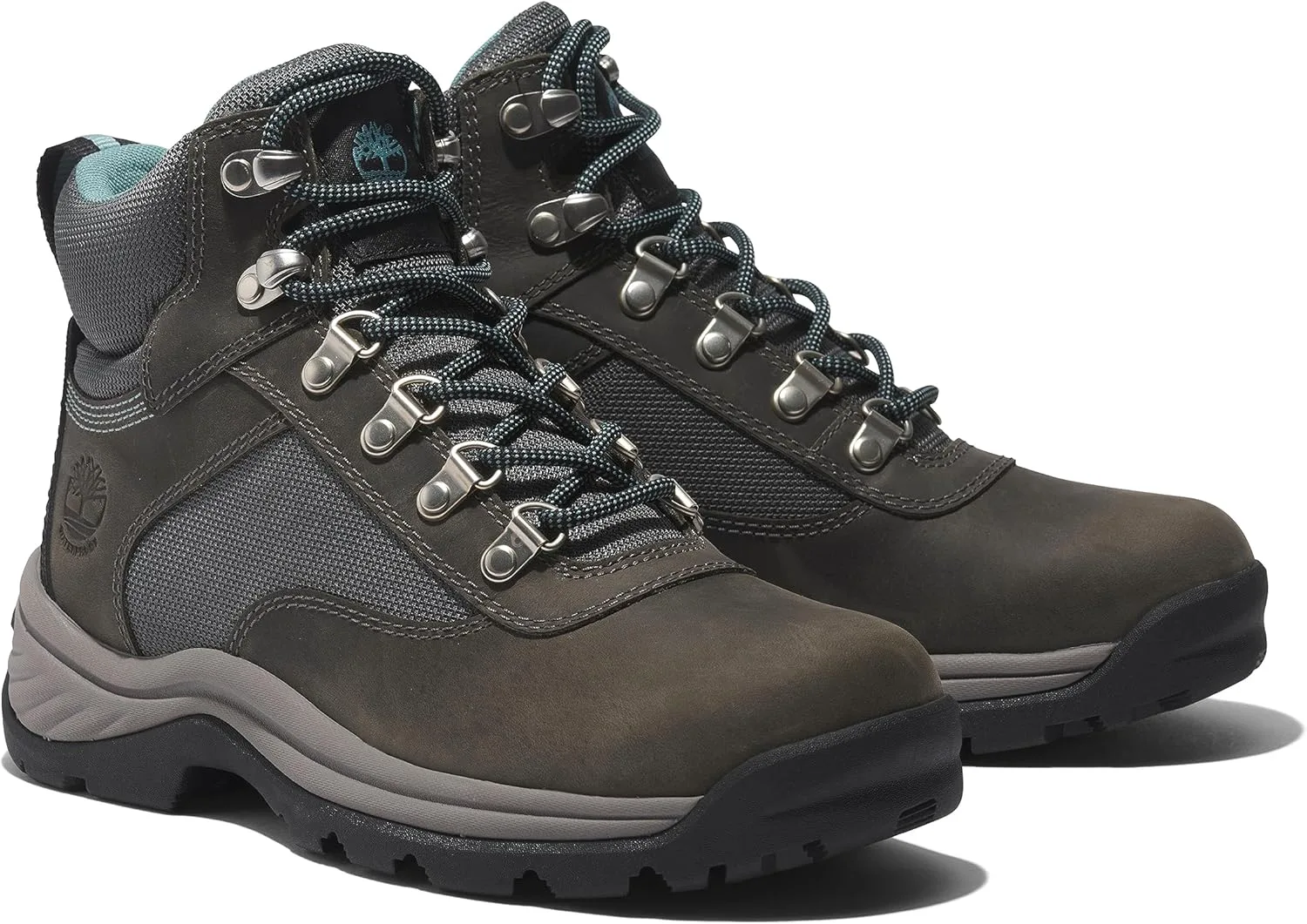 Женские водонепроницаемые походные ботинки Timberland White Ledge Mid с шнуровкой, серый — фото 2