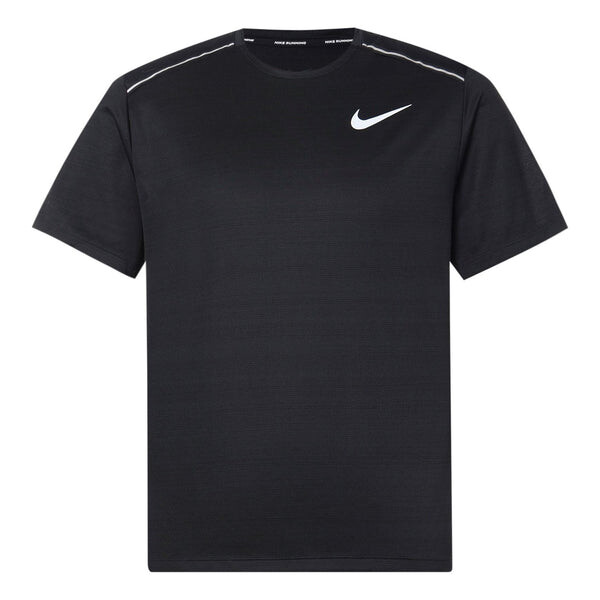 

Футболка athleisure casual sports round neck short sleeve black Nike, черный