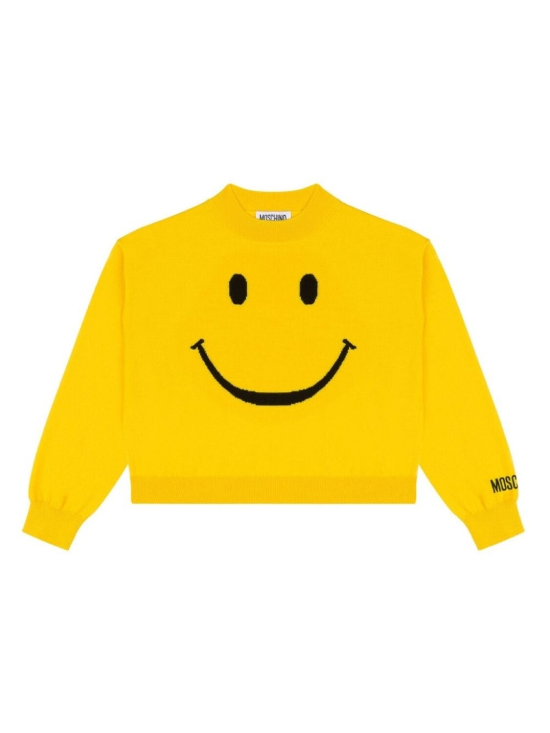 

Moschino Kids джемпер с логотипом, желтый