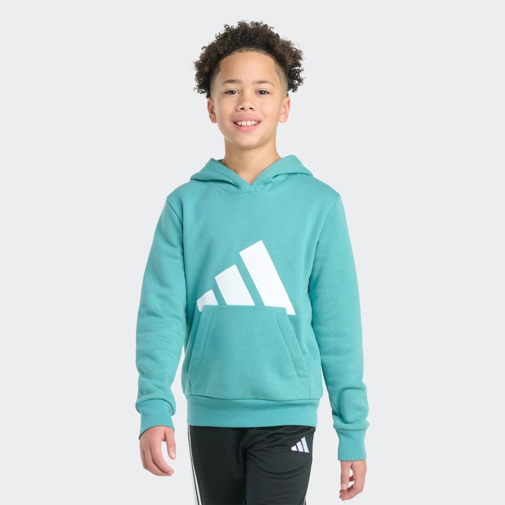 

Худи Adidas Long Sleeve Essential Big Logo Fleece Pullover Hoodie, цвет Teal Dust