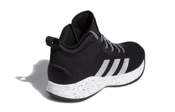 Кроссовки cross 'em up 5 j wide 'black silver metallic' Adidas, черный — фото 4