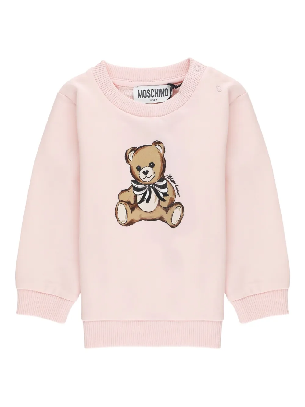 

Толстовка с принтом Teddy Bear Moschino Kids, розовый