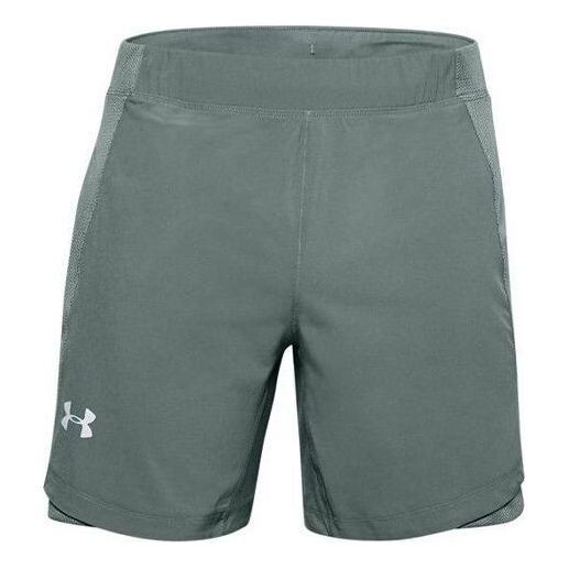 

Шорты qualifier speedpocket 7 inch shorts 'green' Under Armour, зеленый