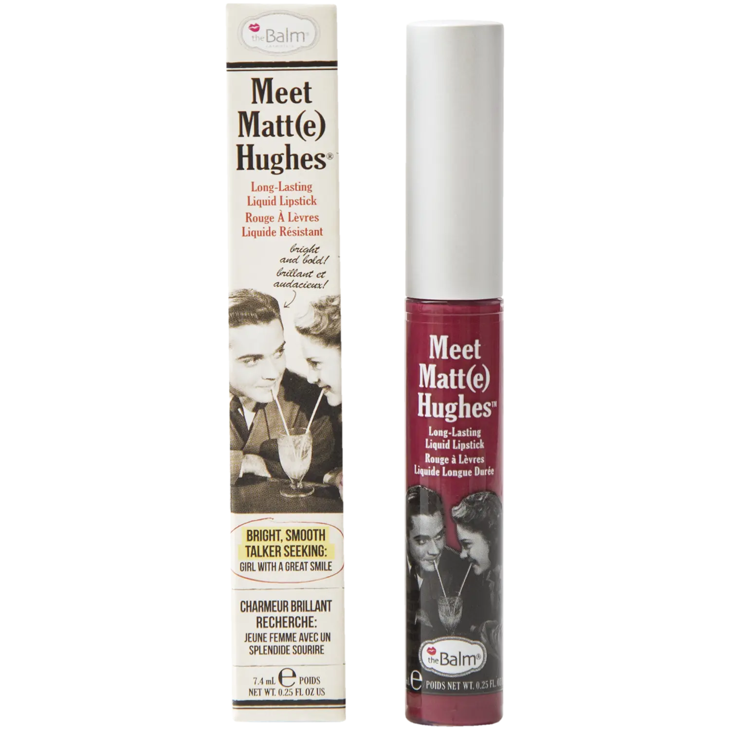 

Специальная жидкая помада The Balm Meet Matt(E) Hughes, 7,4 мл