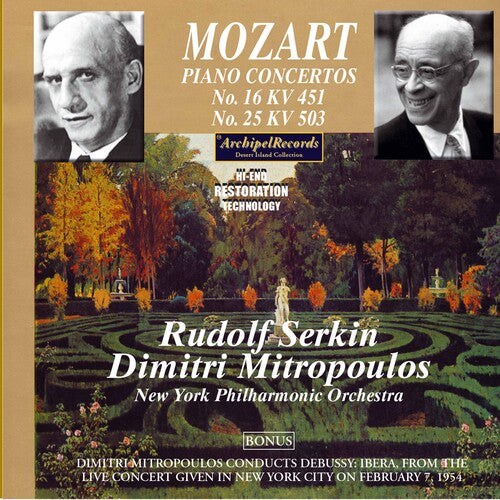 

CD диск Mozart / Mitropolous: Klavierkonzerte 16 & 25