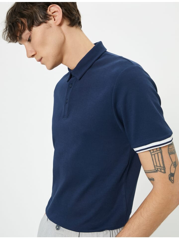 

Поло KOTON T shirt, темно-синий