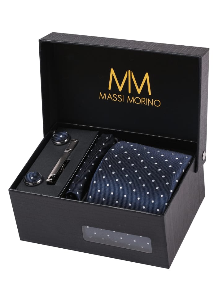 

Галстук Massi Morino , темно-синий