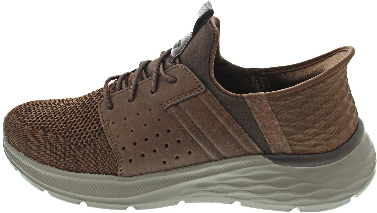 Слипоны Skechers коричневые