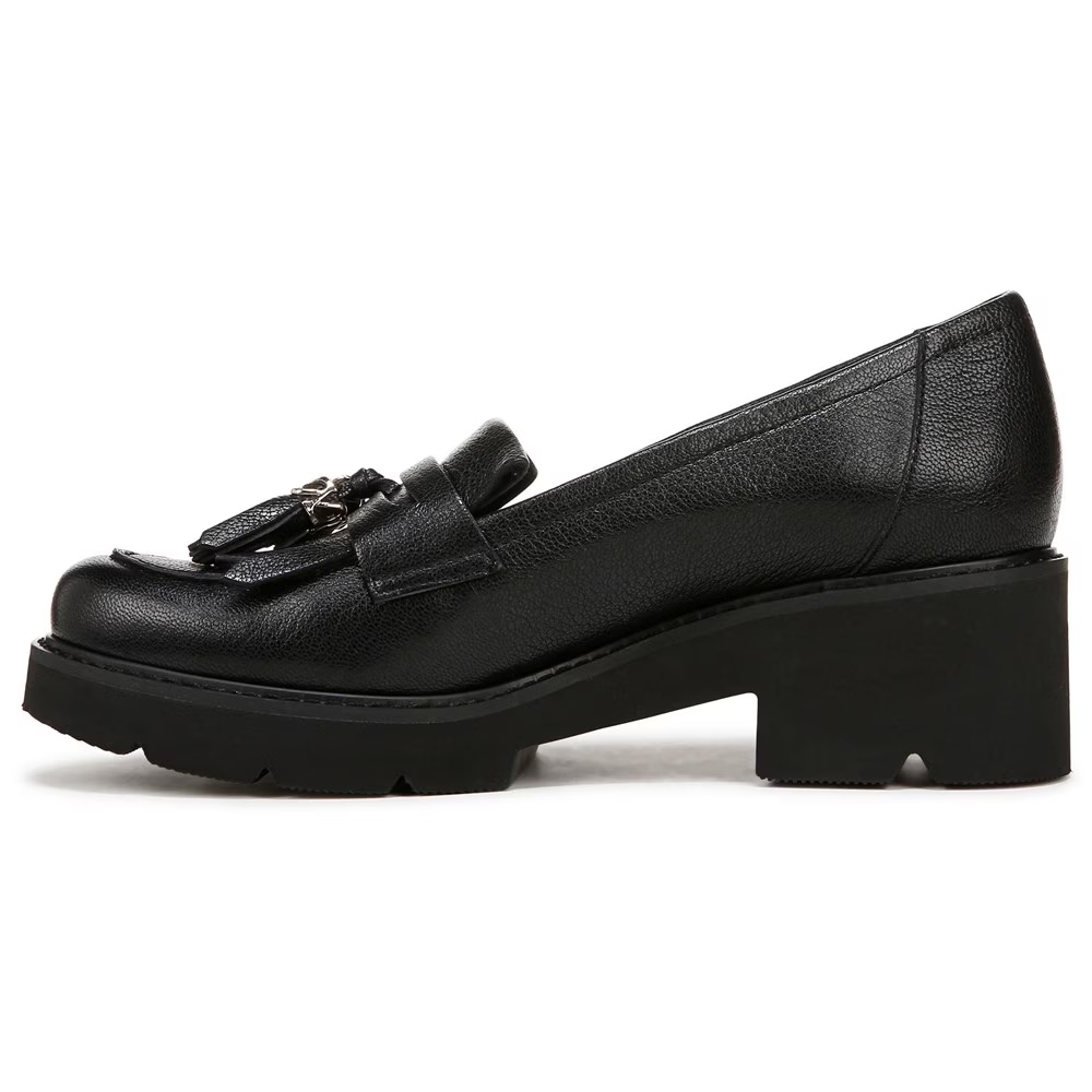 Туфли-лодочки на толстой подошве Naturalizer, black leather — фото 4