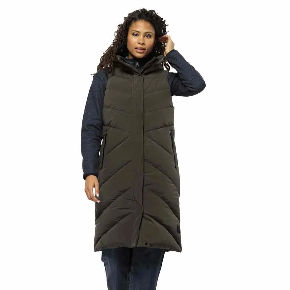 

Жилет Jack Wolfskin Marienplatz, коричневый