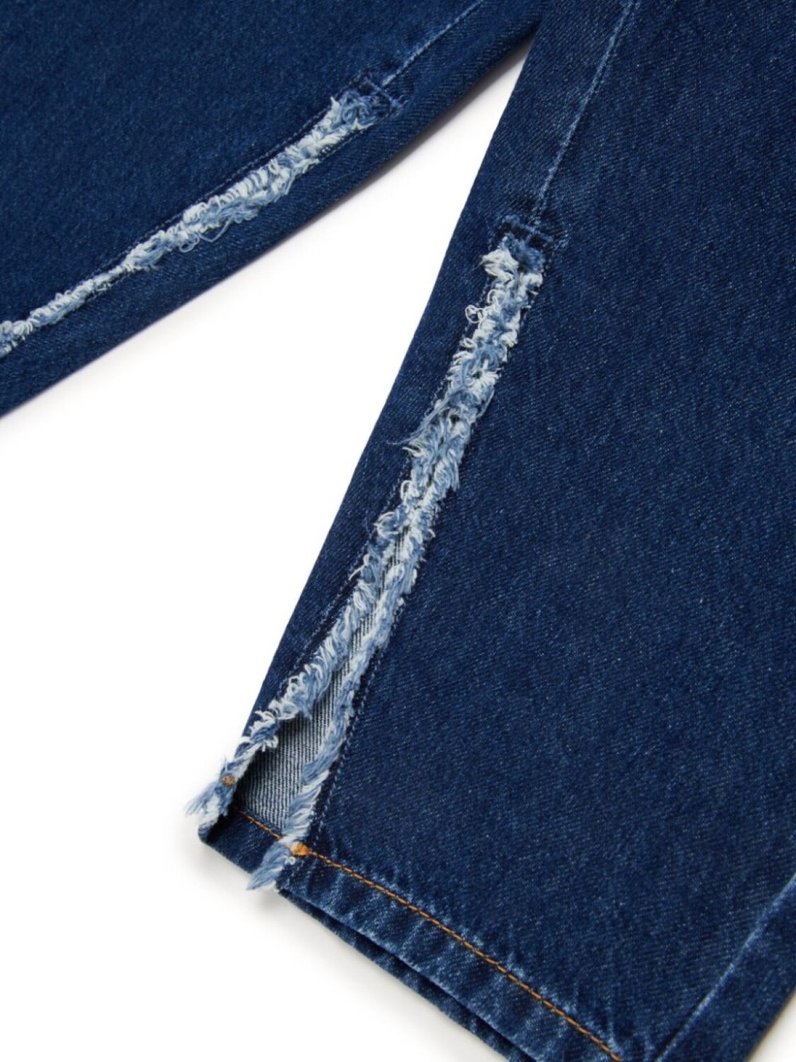 Джинсы с широкими штанинами MM6 Maison Margiela Kids, синий — фото 4