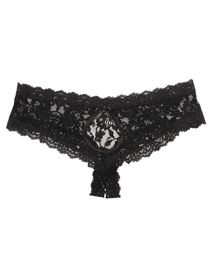 

Трусы женские After Midnight Signature Open Panel Cheeky Hipster Hanky Panky, черный