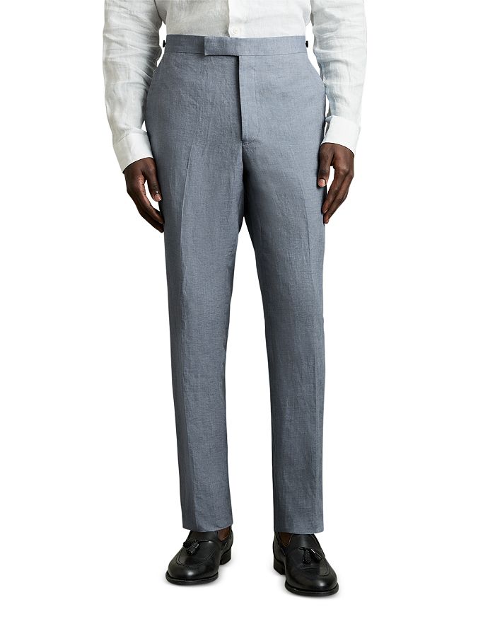 

Льняные узкие брюки Mixer REISS, синий