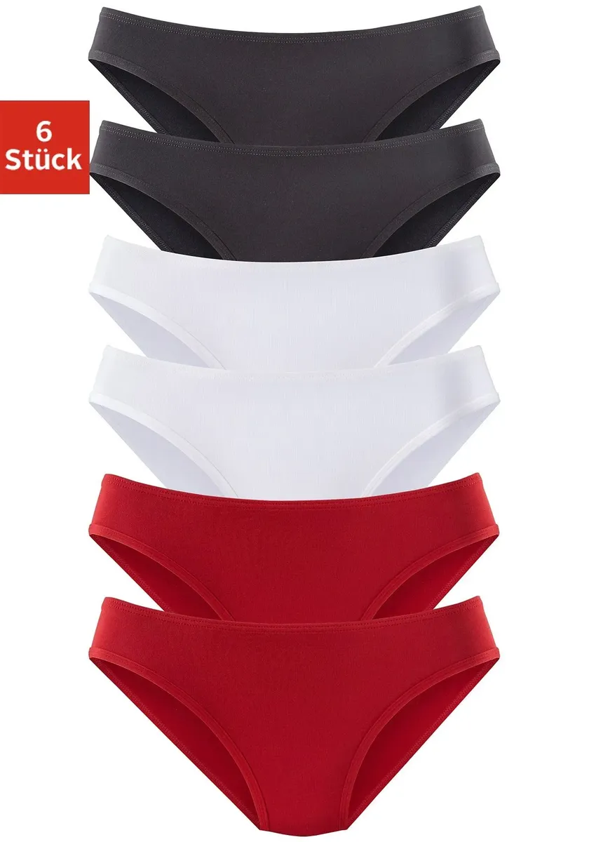 

Трусики Vivance active Jazz (6 шт.) из мягкой микрофибры, белый