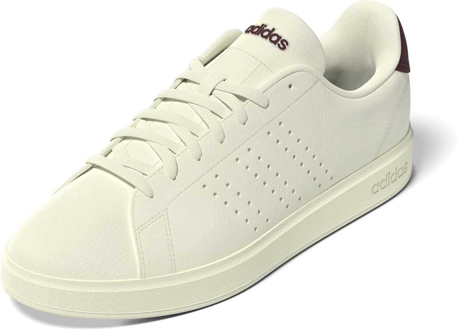 Кроссовки теннисные adidas Advantage 2.0, Off White/Off White/Aurora Ruby