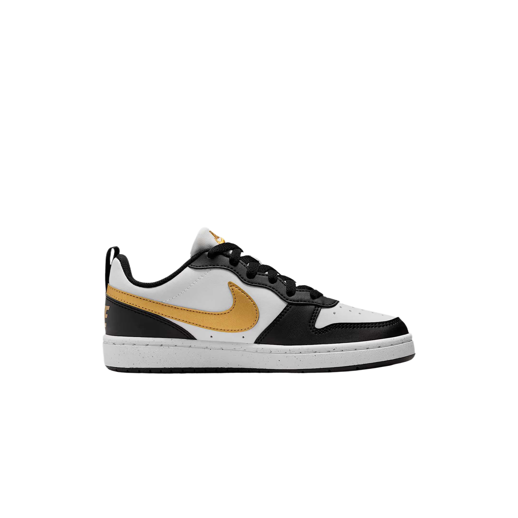 Nike Court Borough Low top детские скейтбординг кроссовки black white unisex — фото 3