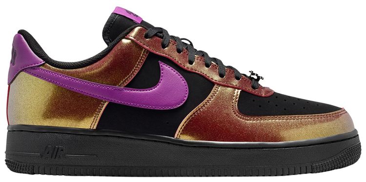 

Кроссовки Nike Air Force 1Gold Black Bold Berry'