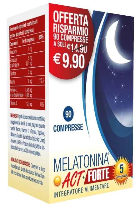 

Таблетки Melatonia Act 90 балансируют цикл сна и бодрствования F&F
