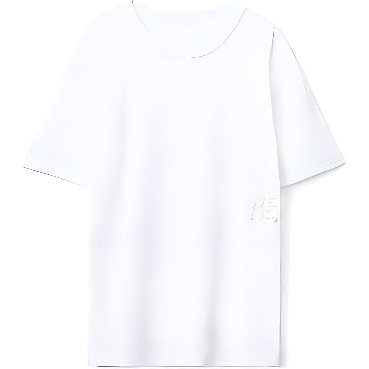 Футболка Alexander Wang из хлопка с тисненым логотипом Puff, черная — фото 3