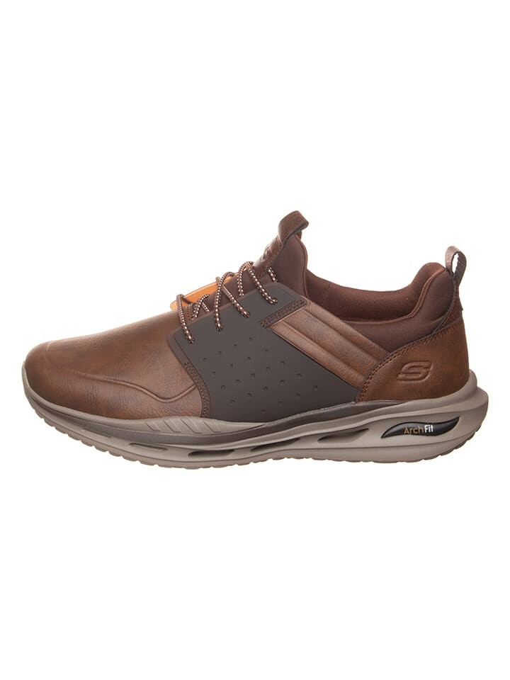 

Кроссовки на шнуровке Skechers Sneakers Arch Fit Orvan - Pollick, коричневый