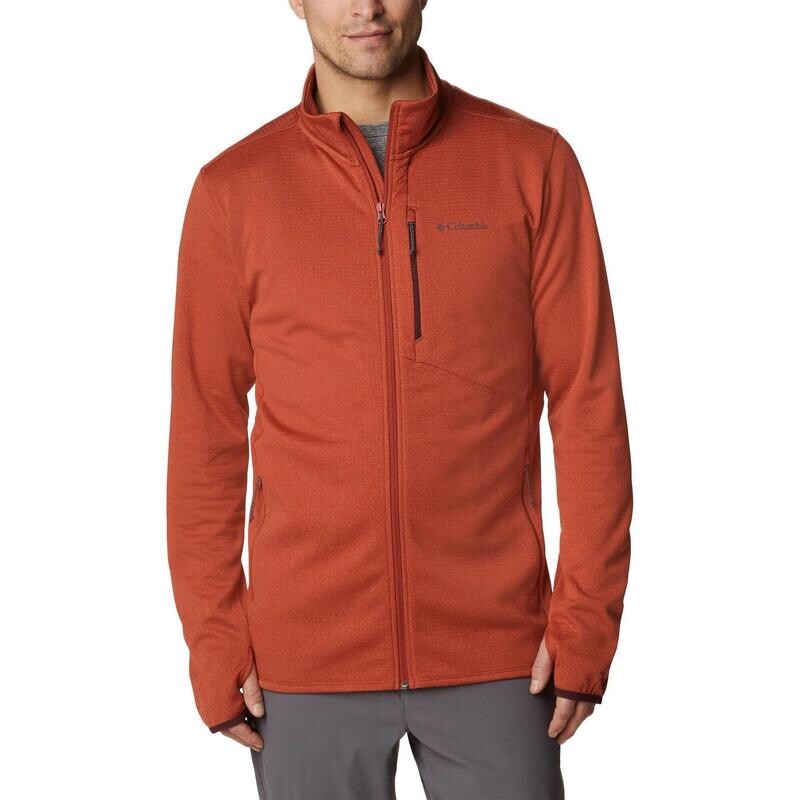 

Флисовый пуловер Columbia, цвет mango