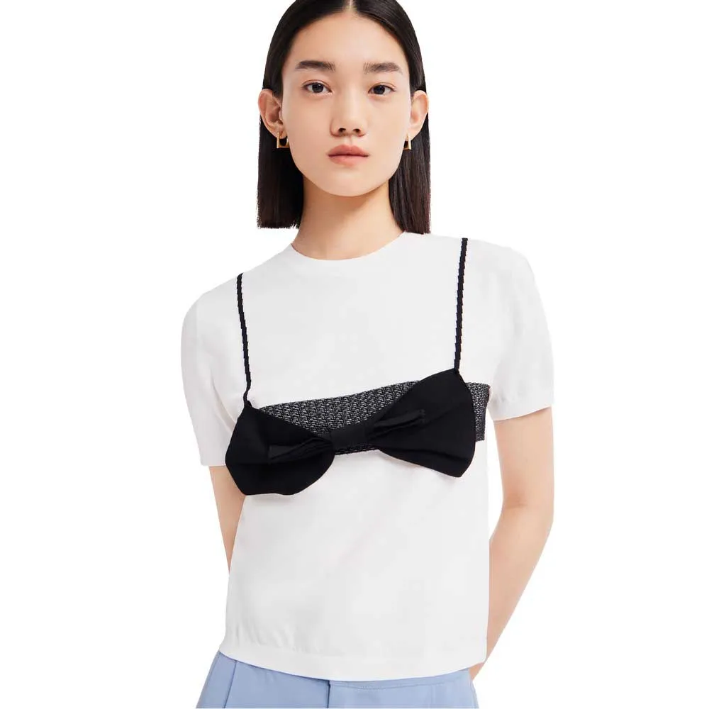 

Свитер Lily Playful Bow Knit, белый
