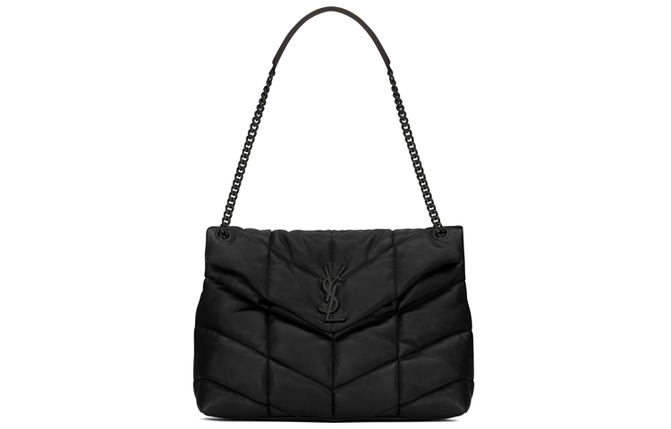 

SAINT LAURENT Сумка-подушка из овчины, сумка-подушка, женская сумка через плечо, черная
