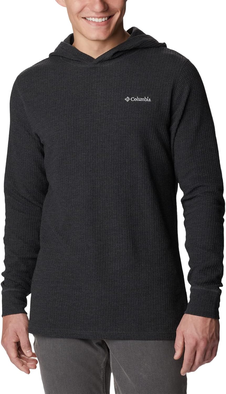 

Куртка-толстовка Columbia PFG Uncharted для мужчин, Black Heather