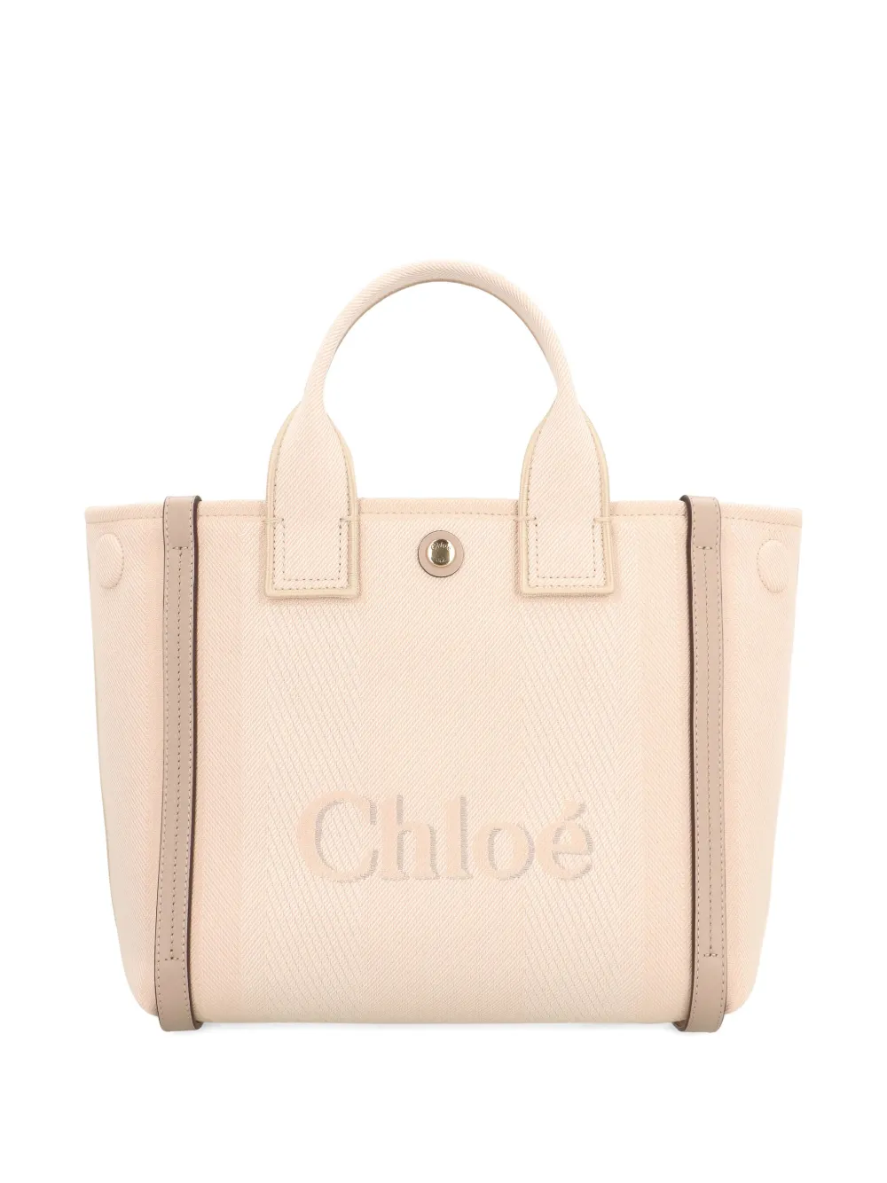 Маленькая сумка-тоут Carry с тисненым логотипом Chloé — фото 2