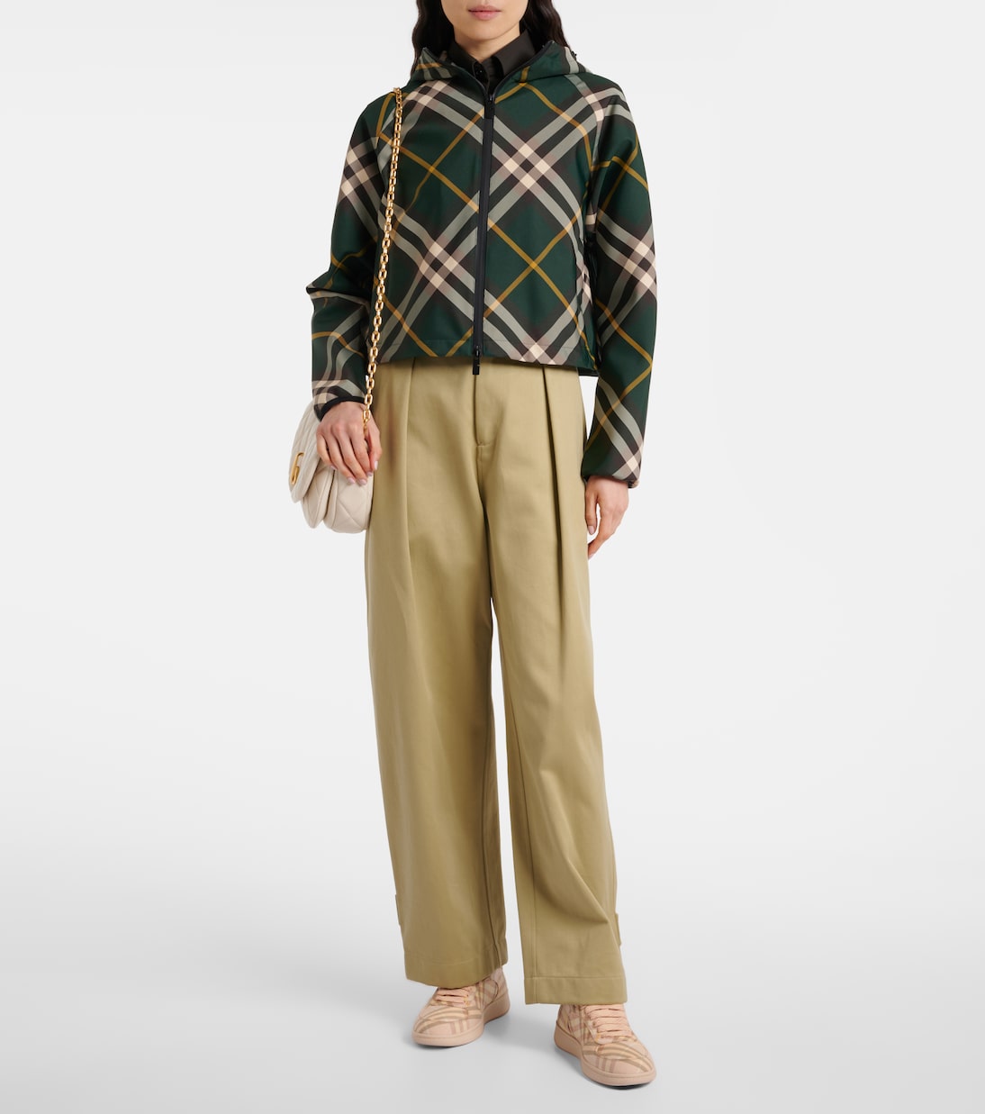Кроссовки Terrace EKD Burberry Check Burberry, Teacup Ip Check — фото 3