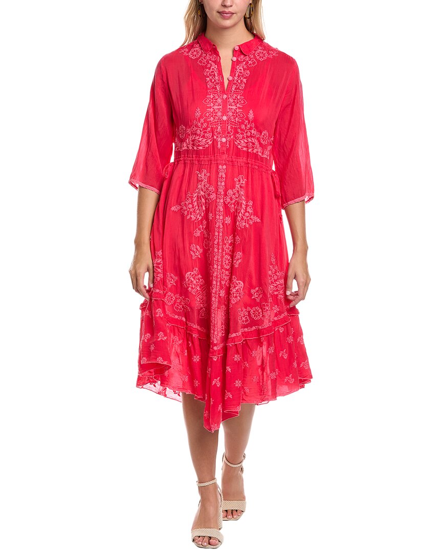 

Длинное платье Johnny Was Vipiana, красный