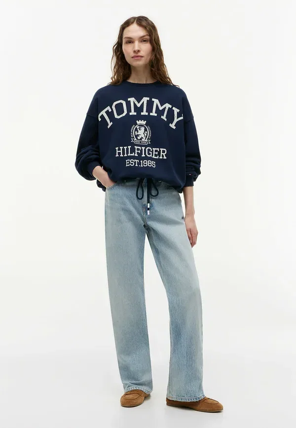 Свитшот Tommy Hilfiger, темно-синий — фото 2