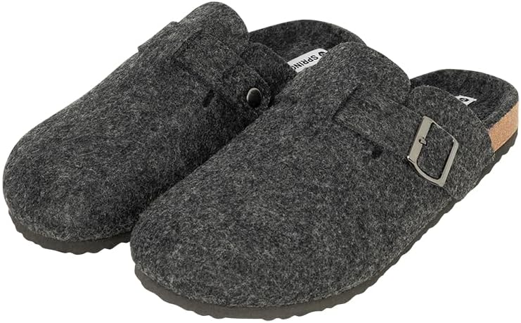 

Мужские войлочные сабо Springfield с пряжкой, серый